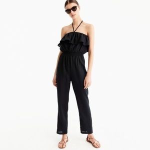 j crew halter jumpsuit